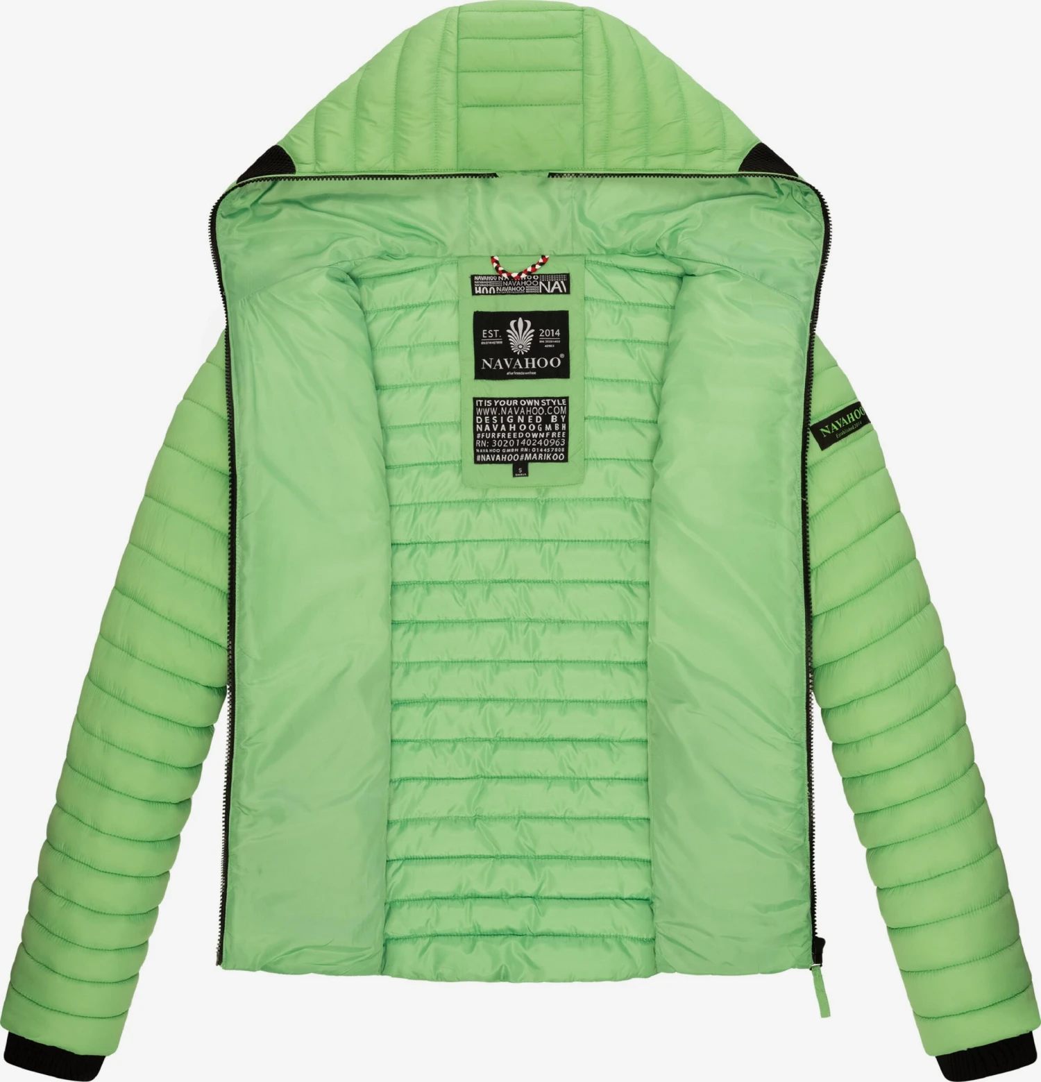 Navahoo Vestes De Mi-saison Veste Mi-saison Kimuk Femme Vert Clair 4 Navahoo Vestes De Mi-saison Veste Mi-saison Kimuk Femme Vert Clair – Image 4