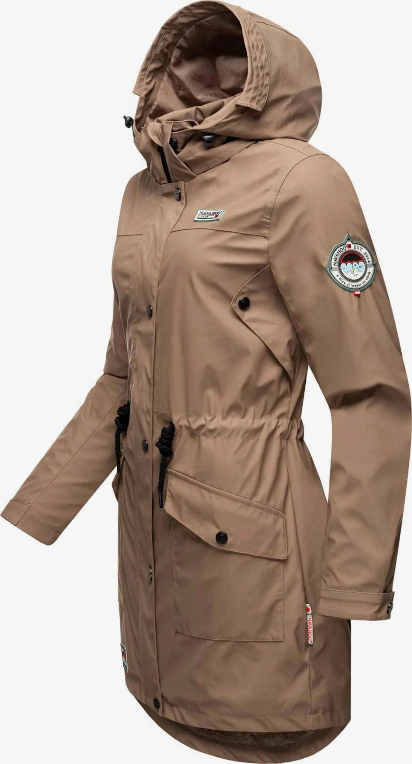 Navahoo Manteaux De Pluie Manteau Mi-saison Deike Femme Beige Clair 2 Navahoo Manteaux De Pluie Manteau Mi-saison Deike Femme Beige Clair – Image 2