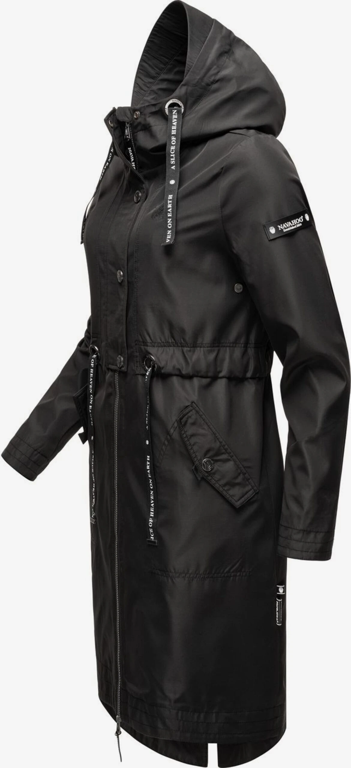 Navahoo Parkas Parka Mi-saison Josinaa Femme Noir 3 Navahoo Parkas Parka Mi-saison Josinaa Femme Noir – Image 3