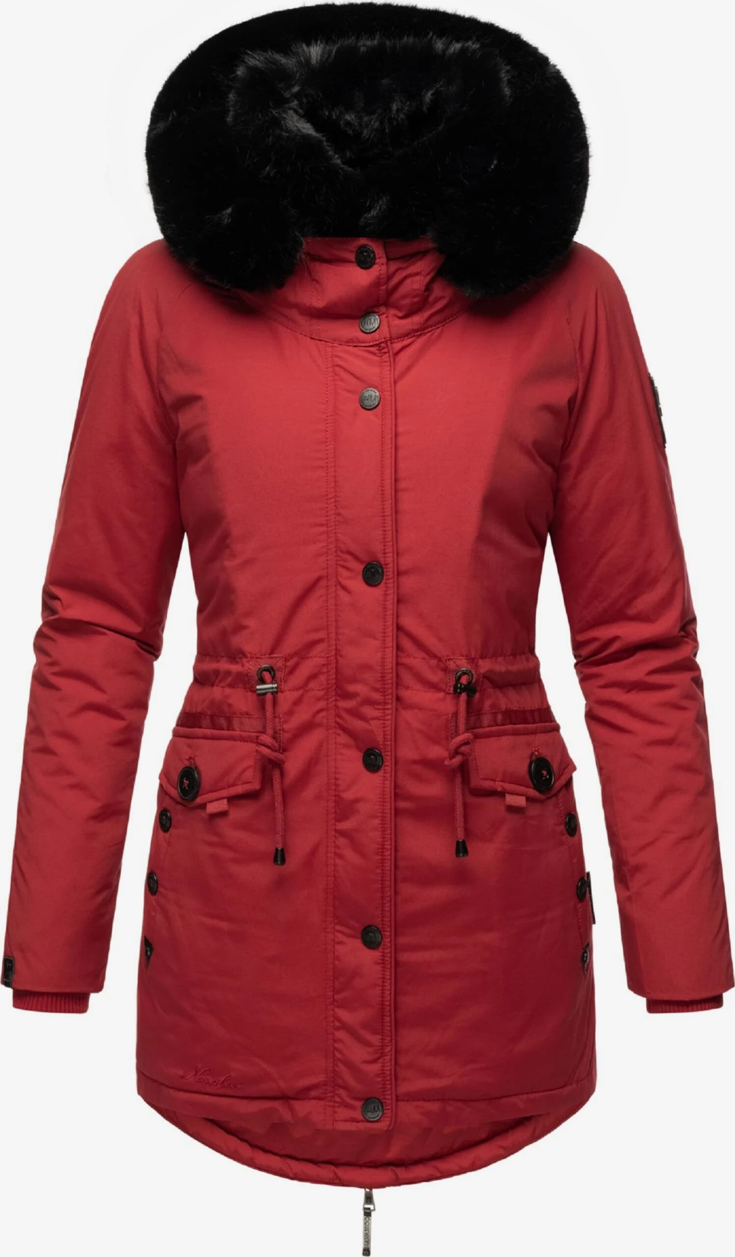 Navahoo Parkas Parka D’hiver Femme Rouge 4 Navahoo Parkas Parka D’hiver Femme Rouge – Image 4