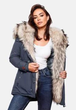 Navahoo Parkas Parka D’hiver Sweety Femme Gentiane -About You 70633281d55f93c3f05dc6cb349ba0f1