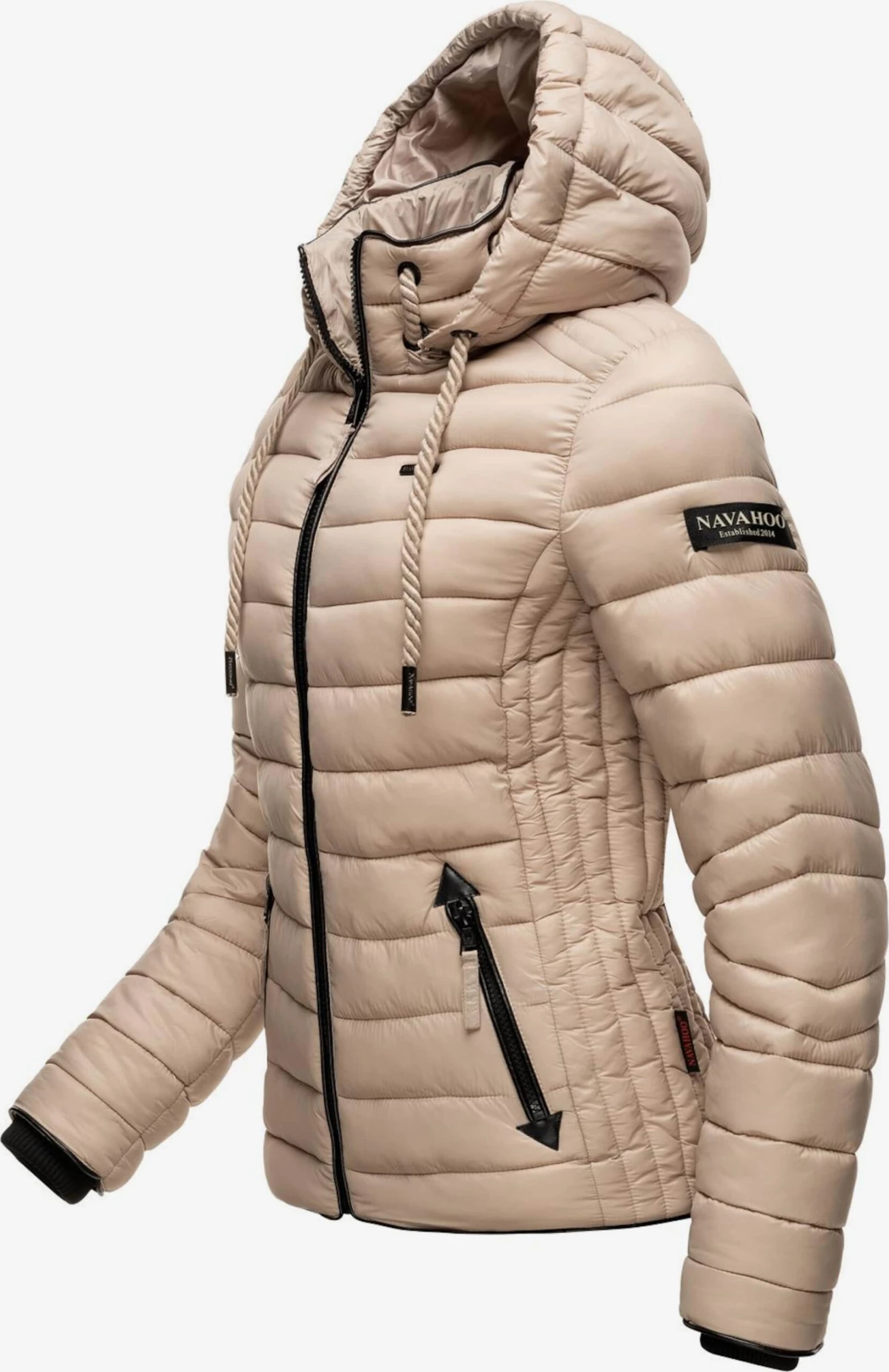 Navahoo Vestes De Mi-saison Veste Mi-saison Lulana Femme Taupe 3 Navahoo Vestes De Mi-saison Veste Mi-saison Lulana Femme Taupe – Image 3