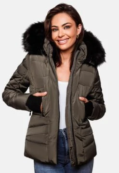 Navahoo Vestes Dhiver Veste D’hiver Adele Femme Taupe -About You 726eddd5d105b755850725f95f8bb1c4
