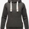 Navahoo Sweats à Capuche Sweat-shirt Damlaa Femme Gris Chiné