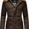 Navahoo Manteaux Dhiver Manteau D’hiver Papaya Femme Marron Châtaigne
