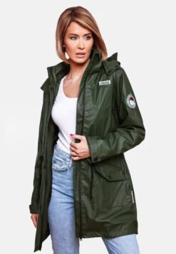 Navahoo Manteaux De Pluie Manteau Mi-saison Deike Femme Olive 15 Navahoo Manteaux De Pluie Manteau Mi-saison Deike Femme Olive -About You 833b79bf0f91d4c170b54dd5facf26f6