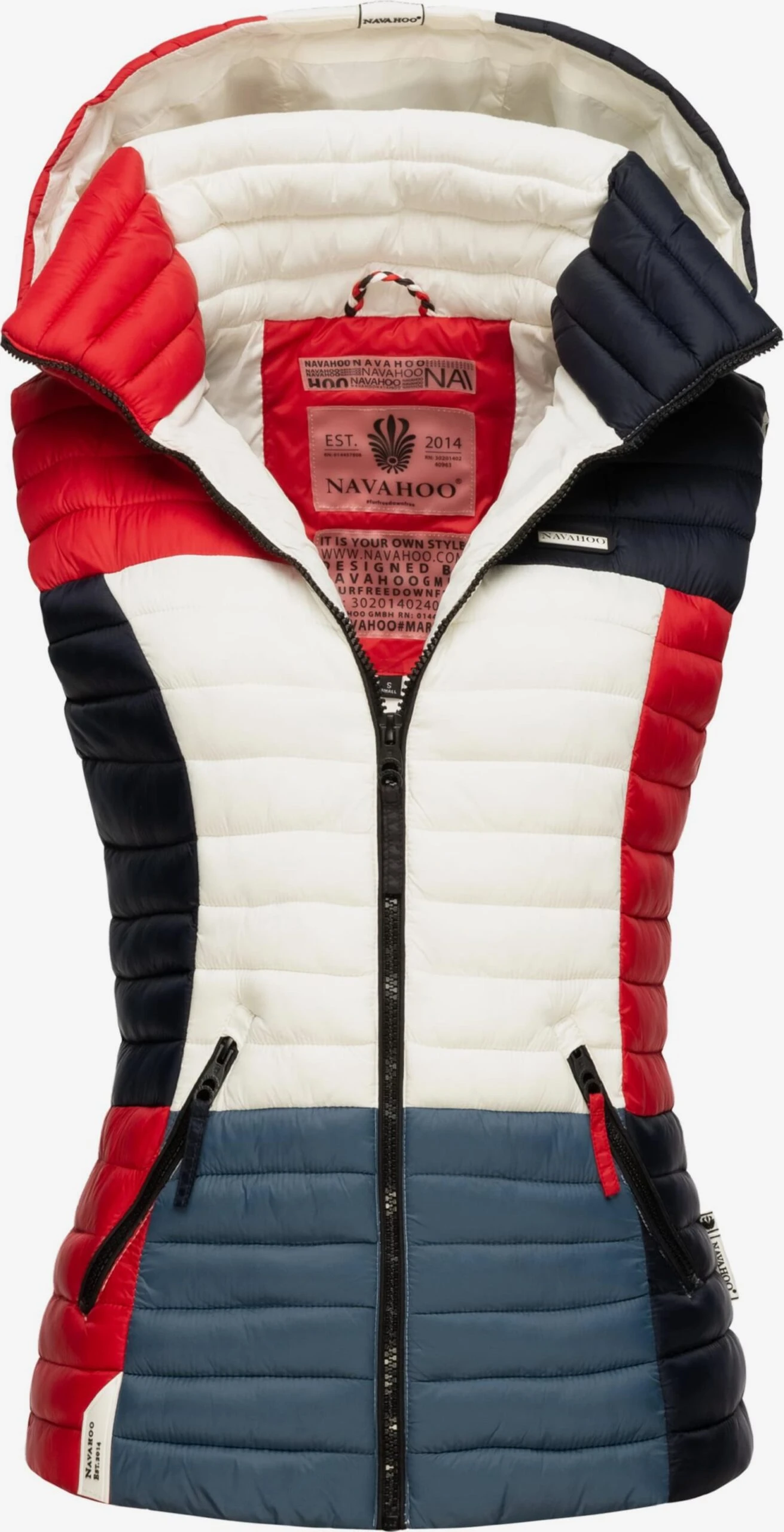 Navahoo Vestes Sans Manches Gilet Femme Mélange De Couleurs 1 Navahoo Vestes Sans Manches Gilet Femme Mélange De Couleurs