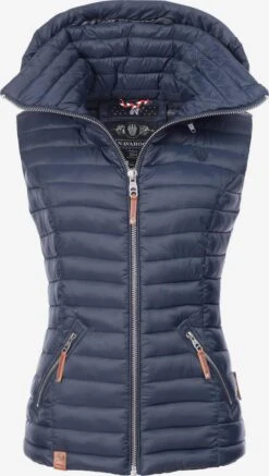 Navahoo Vestes Sans Manches Gilet Shadaa Femme Bleu Marine