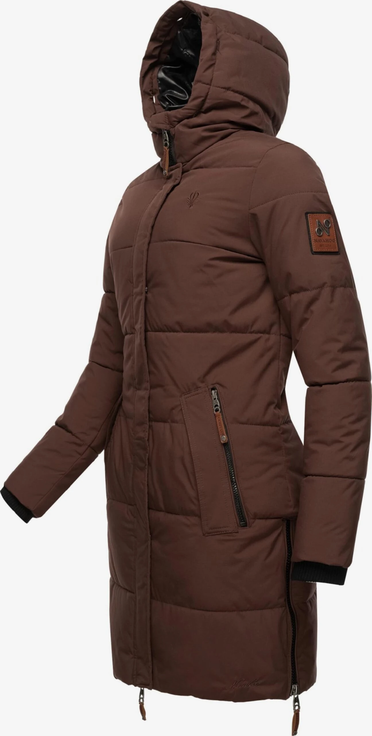 Navahoo Manteaux Dhiver Manteau D’hiver Halina Femme Marron 4 Navahoo Manteaux Dhiver Manteau D’hiver Halina Femme Marron – Image 4