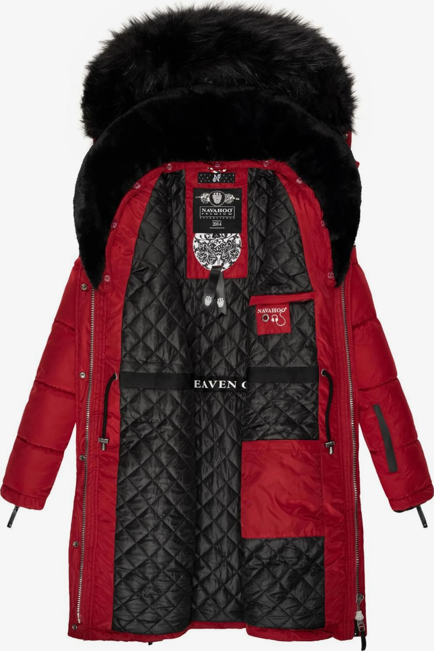 Navahoo Manteaux Dhiver Manteau D’hiver Sinja Femme Rouge 6 Navahoo Manteaux Dhiver Manteau D’hiver Sinja Femme Rouge – Image 6