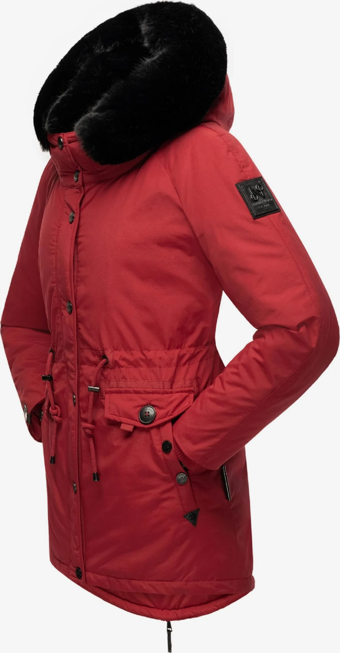 Navahoo Parkas Parka D’hiver Femme Rouge 5 Navahoo Parkas Parka D’hiver Femme Rouge – Image 5