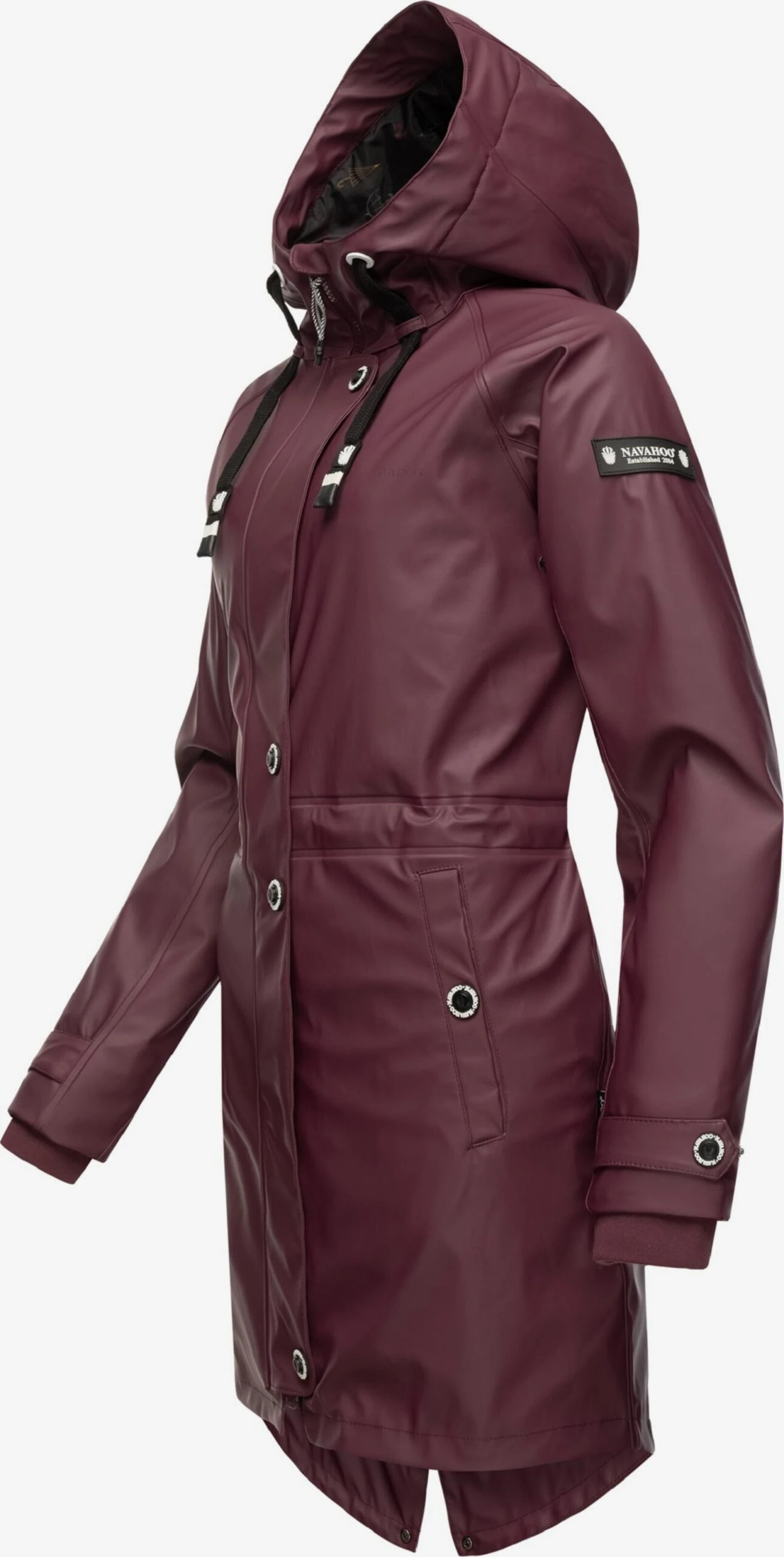 Navahoo Manteaux De Pluie Manteau Fonctionnel Rainy Flower Femme Bourgogne 2 Navahoo Manteaux De Pluie Manteau Fonctionnel Rainy Flower Femme Bourgogne – Image 2