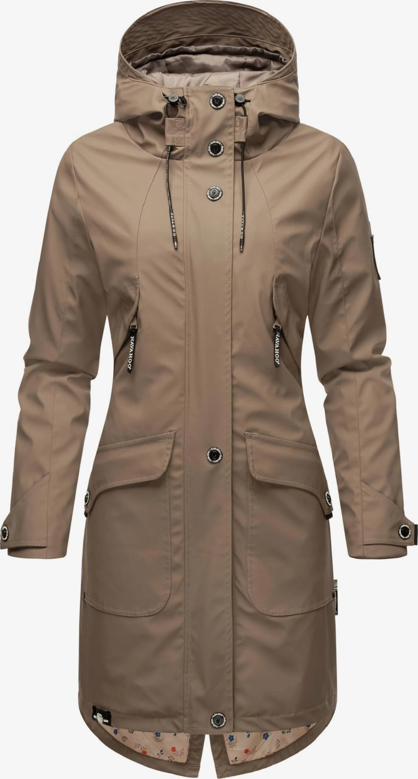 Navahoo Manteaux De Pluie Manteau Mi-saison Femme Beige 1 Navahoo Manteaux De Pluie Manteau Mi-saison Femme Beige
