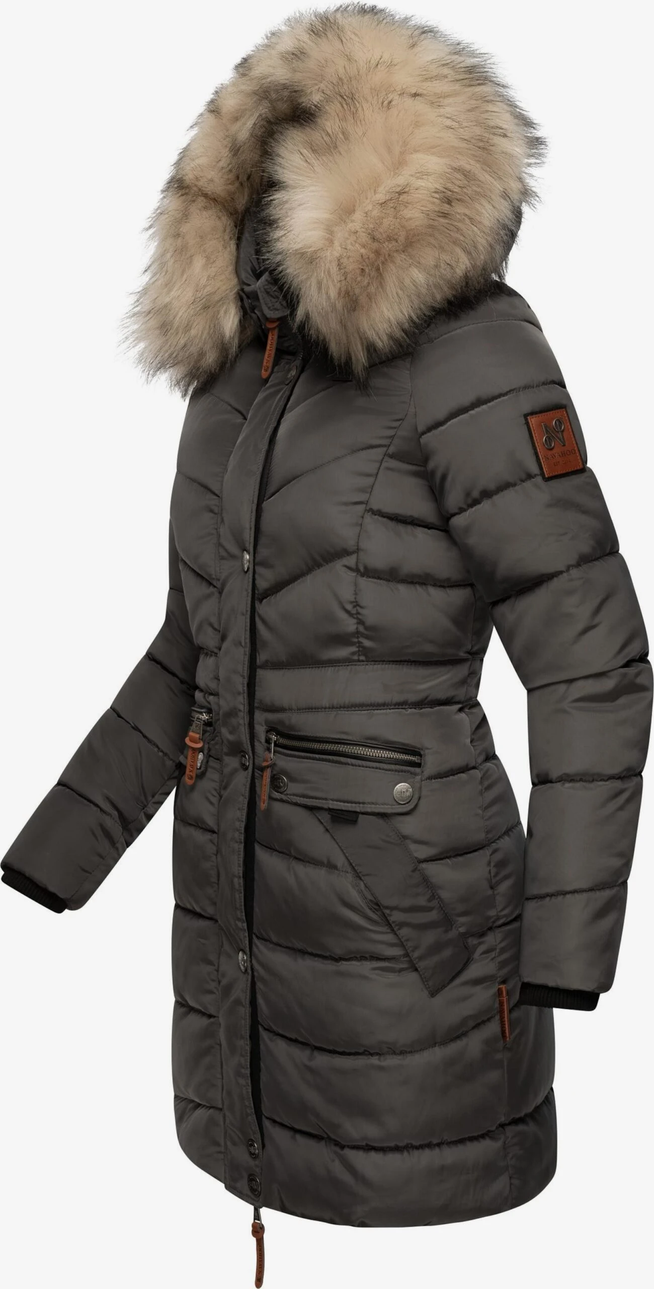 Navahoo Manteaux Dhiver Manteau D’hiver Paula Femme Marron 2 Navahoo Manteaux Dhiver Manteau D’hiver Paula Femme Marron – Image 2