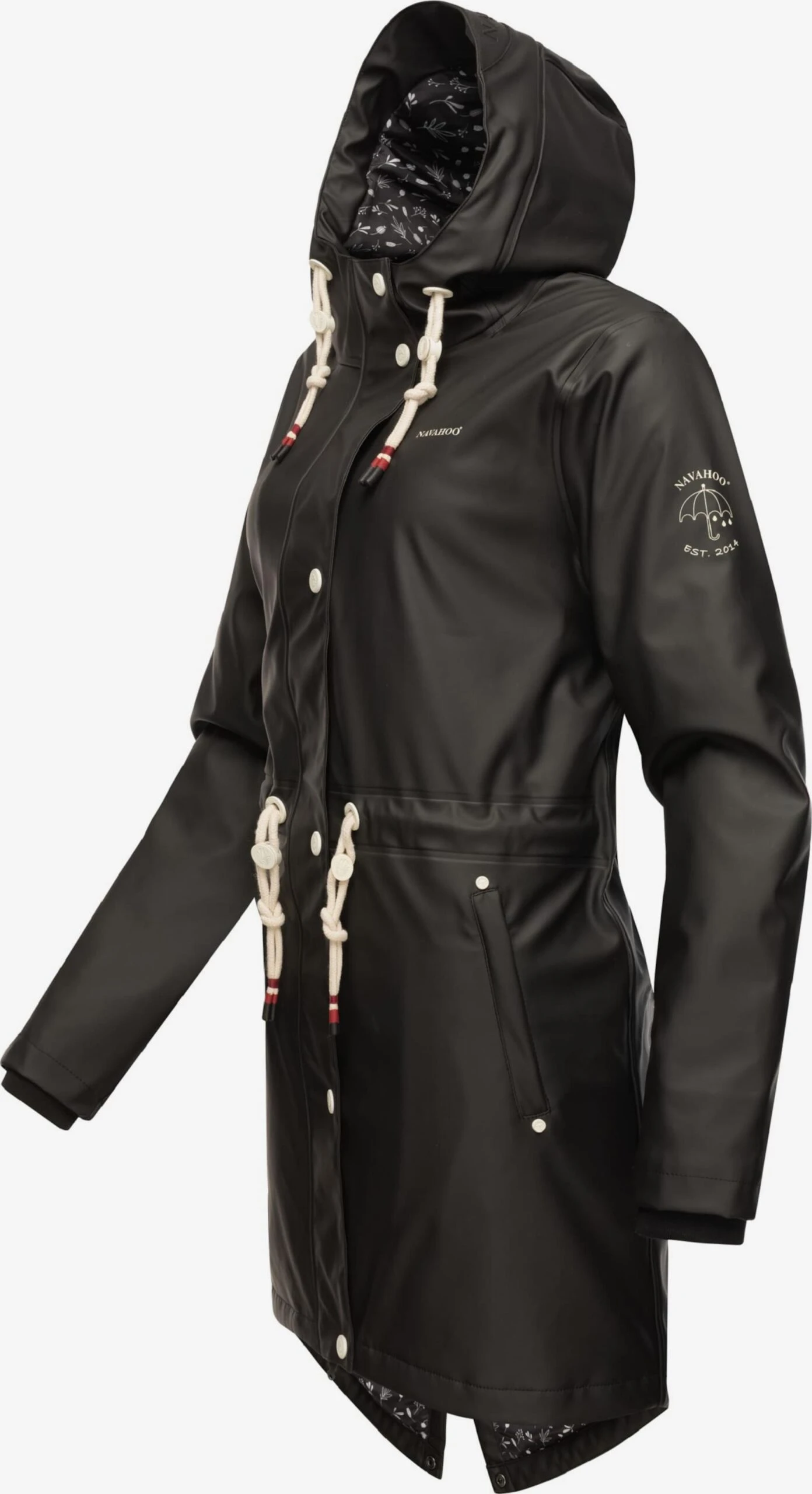 Navahoo Vestes Dextérieur Veste Fonctionnelle Flower Of Ocean Femme Noir 2 Navahoo Vestes Dextérieur Veste Fonctionnelle Flower Of Ocean Femme Noir – Image 2