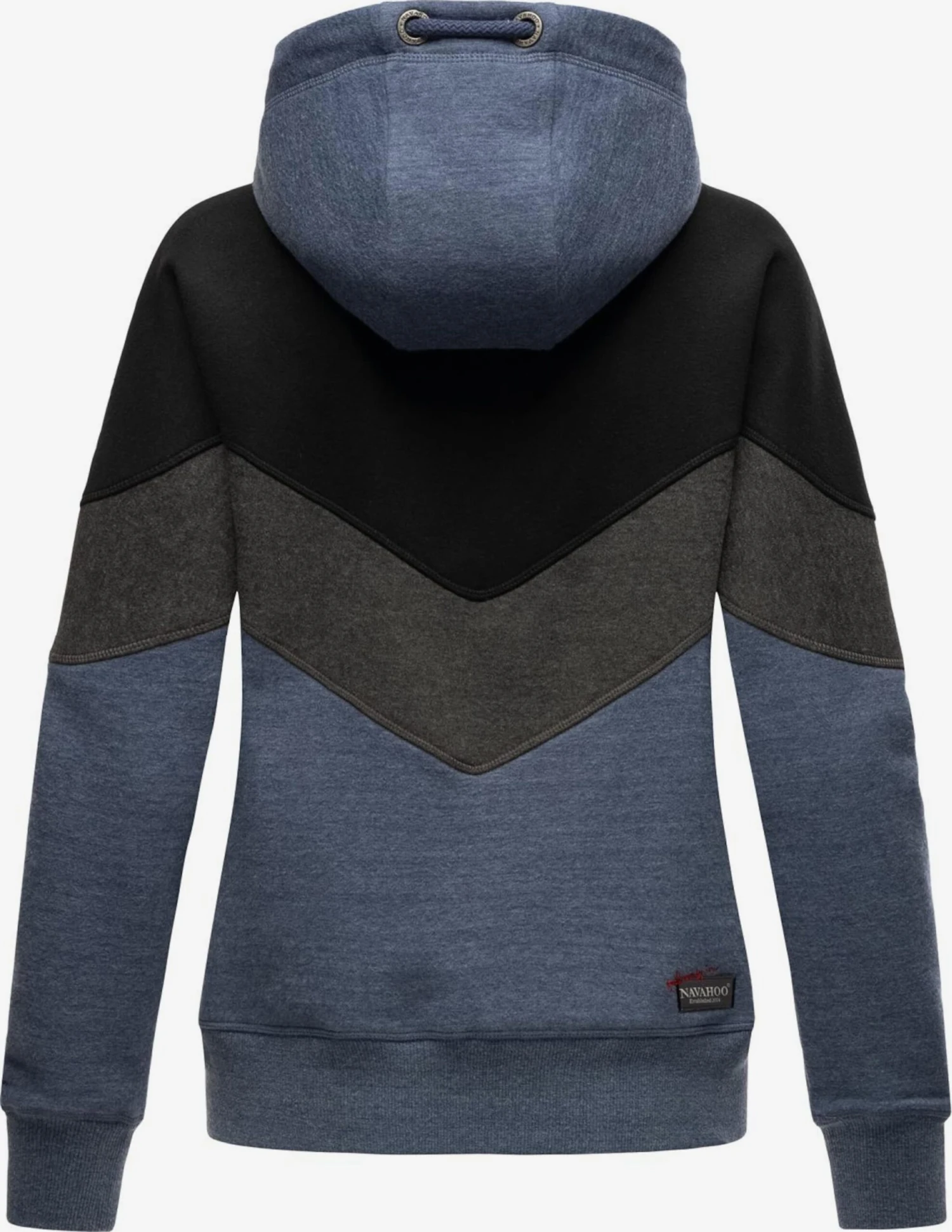 Navahoo Sweats Zippés Veste De Survêtement Honigperle Femme Bleu Foncé 3 Navahoo Sweats Zippés Veste De Survêtement Honigperle Femme Bleu Foncé – Image 3