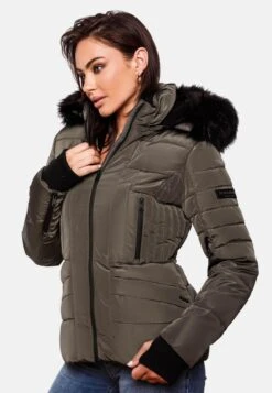 Navahoo Vestes Dhiver Veste D’hiver Adele Femme Taupe -About You a6aae830b5fd3cab99fd8ddf76d29254