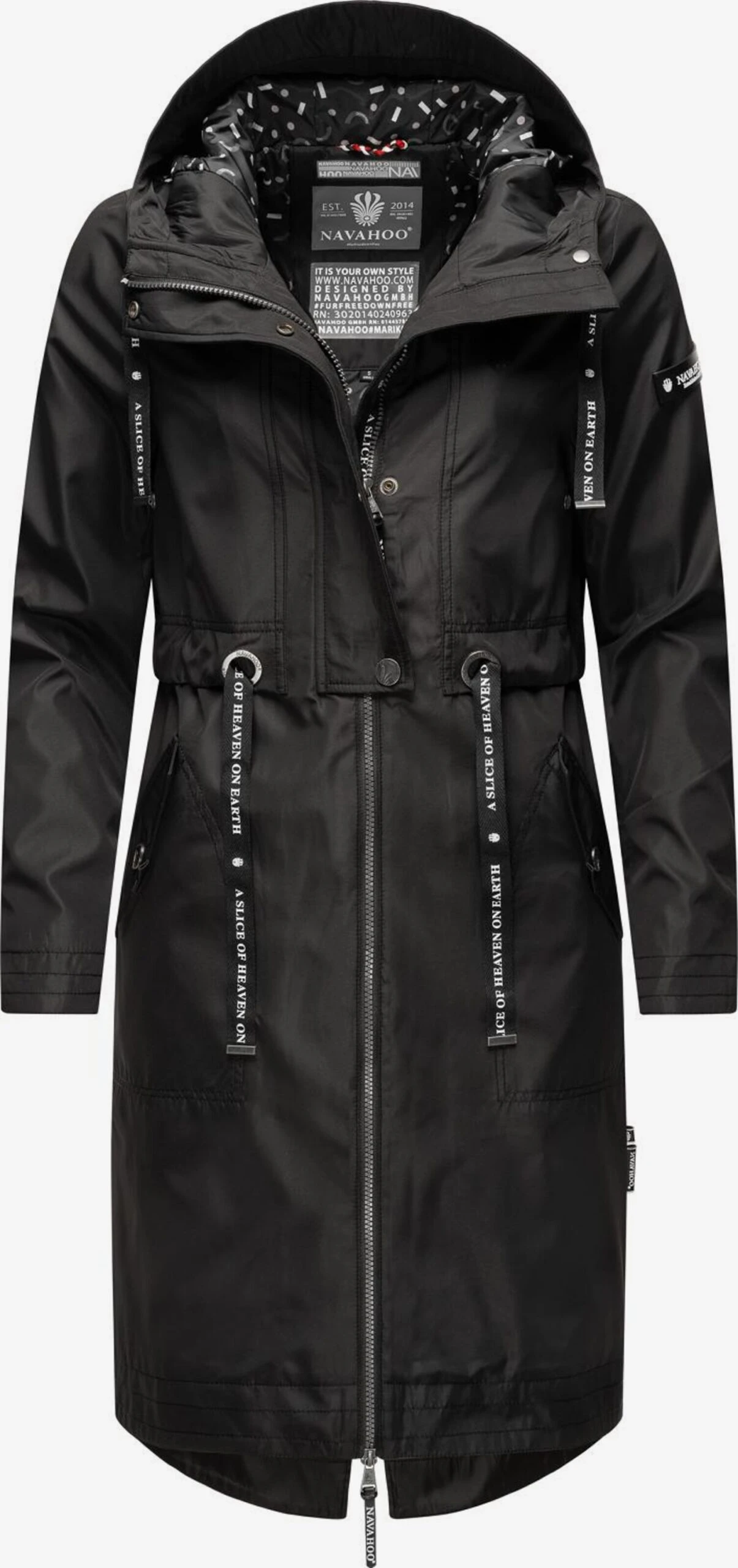 Navahoo Parkas Parka Mi-saison Josinaa Femme Noir 1 Navahoo Parkas Parka Mi-saison Josinaa Femme Noir