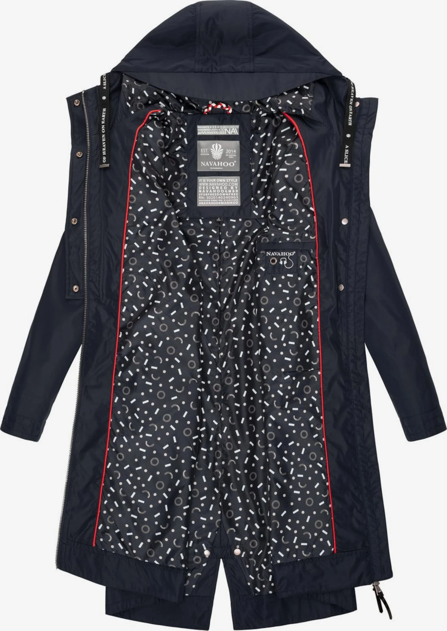 Navahoo Parkas Parka Mi-saison Josinaa Femme Bleu Foncé 4 Navahoo Parkas Parka Mi-saison Josinaa Femme Bleu Foncé – Image 4