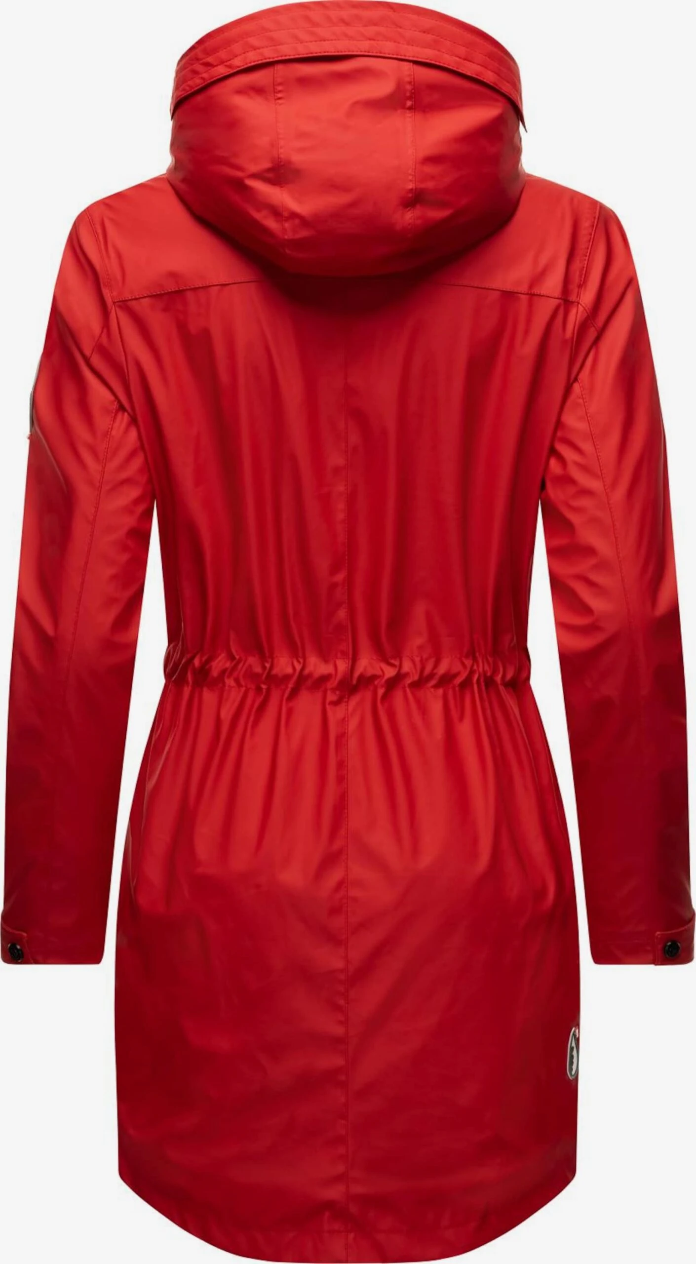 Navahoo Manteaux De Pluie Manteau Mi-saison Deike Femme Rouge 3 Navahoo Manteaux De Pluie Manteau Mi-saison Deike Femme Rouge – Image 3
