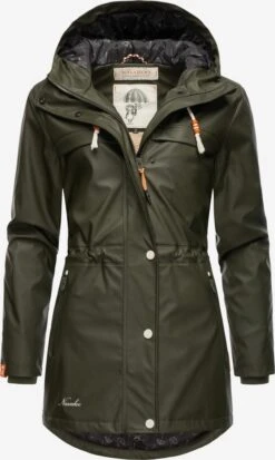 Navahoo Manteaux De Pluie Manteau Mi-saison Rainy Forest Femme Olive -About You ae358ea68f92d821a6632f51a35c4dbe