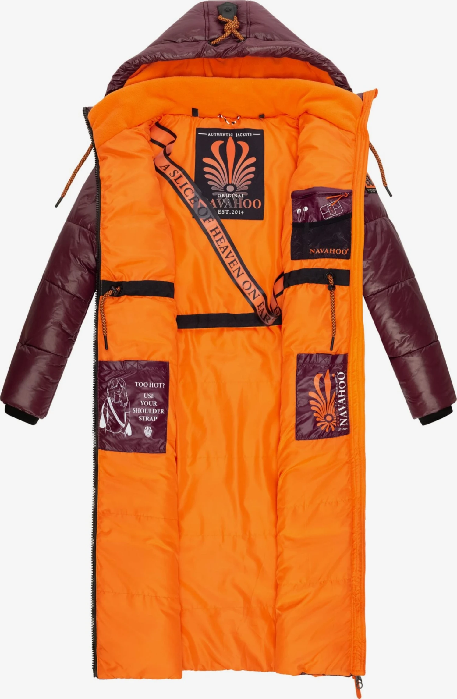 Navahoo Manteaux Dhiver Manteau D’hiver Schmuseengel Femme Bordeaux 5 Navahoo Manteaux Dhiver Manteau D’hiver Schmuseengel Femme Bordeaux – Image 5