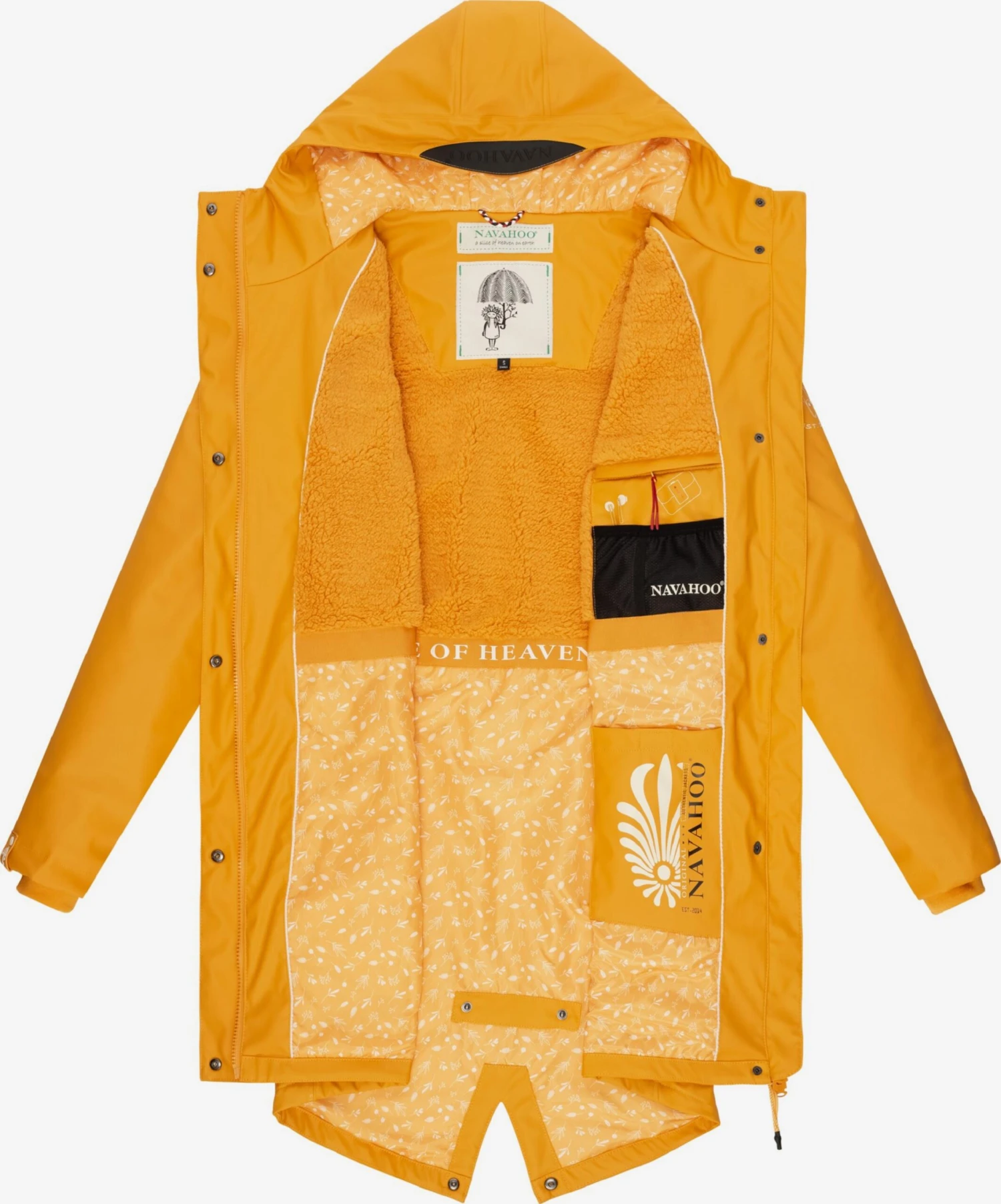 Navahoo Vestes Dextérieur Veste Fonctionnelle Flower Of Ocean Femme Jaune 5 Navahoo Vestes Dextérieur Veste Fonctionnelle Flower Of Ocean Femme Jaune – Image 5