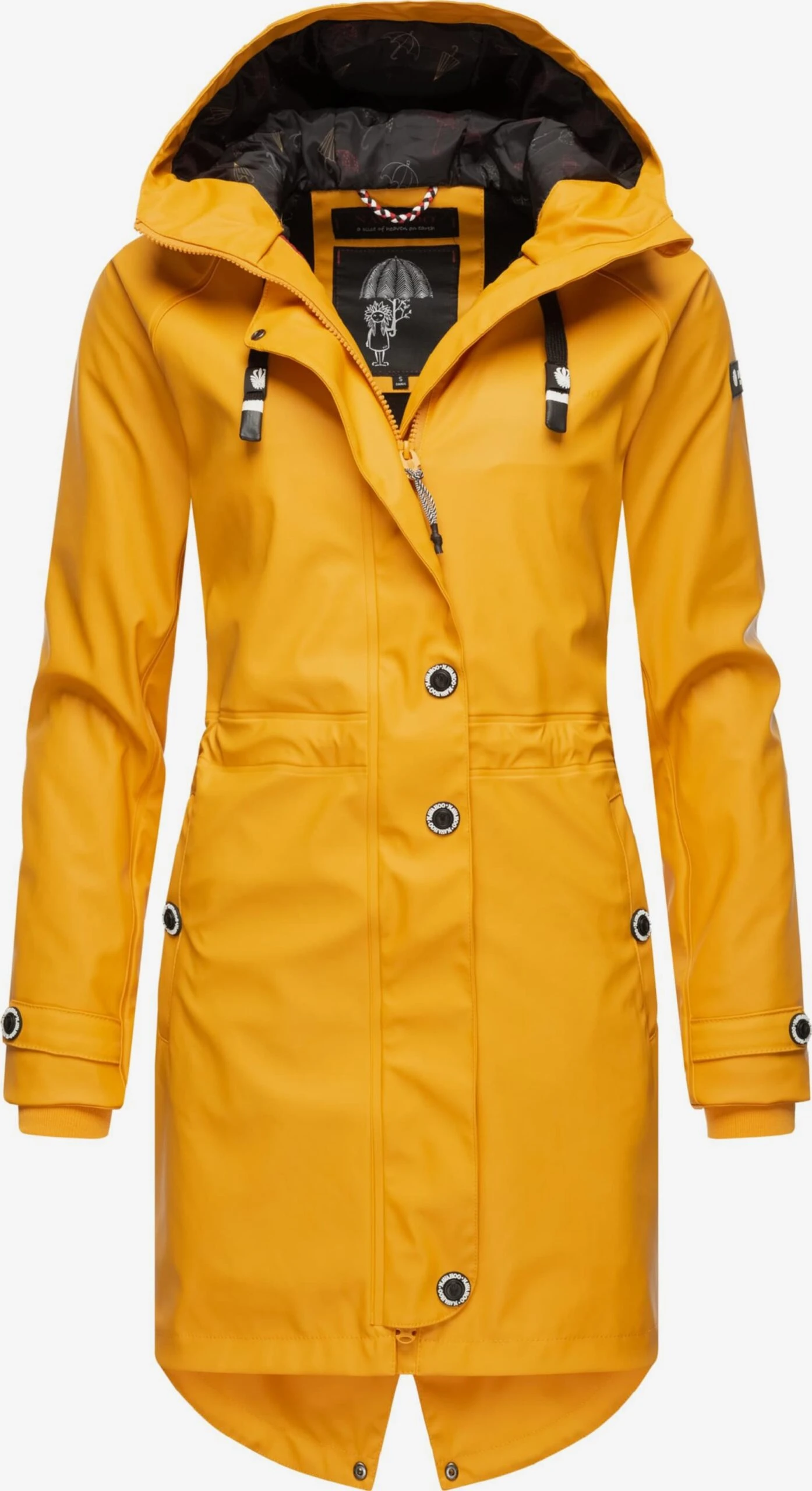 Navahoo Manteaux De Pluie Manteau Fonctionnel Rainy Flower Femme Miel 4 Navahoo Manteaux De Pluie Manteau Fonctionnel Rainy Flower Femme Miel – Image 4