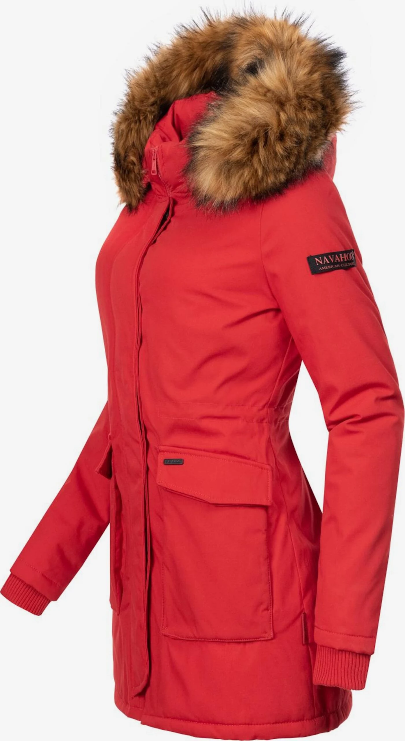 Navahoo Manteaux Dhiver Manteau D’hiver Schneeengel Femme Rouge Néon 2 Navahoo Manteaux Dhiver Manteau D’hiver Schneeengel Femme Rouge Néon – Image 2