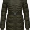 Navahoo Manteaux Dhiver Manteau D’hiver Alpenveilchen Femme Olive