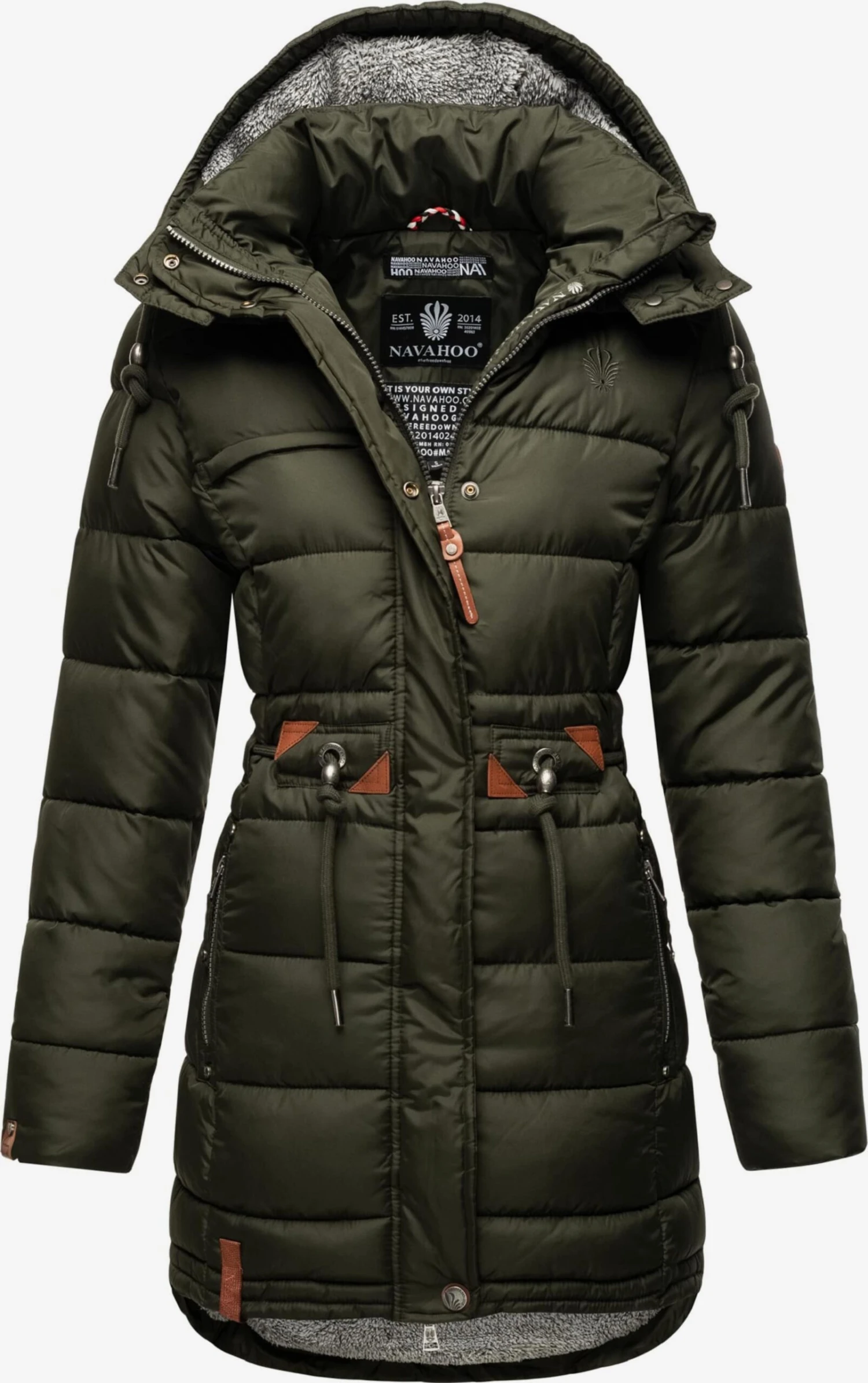 Navahoo Manteaux Dhiver Manteau D’hiver Daliee Femme Vert Foncé 1 Navahoo Manteaux Dhiver Manteau D’hiver Daliee Femme Vert Foncé