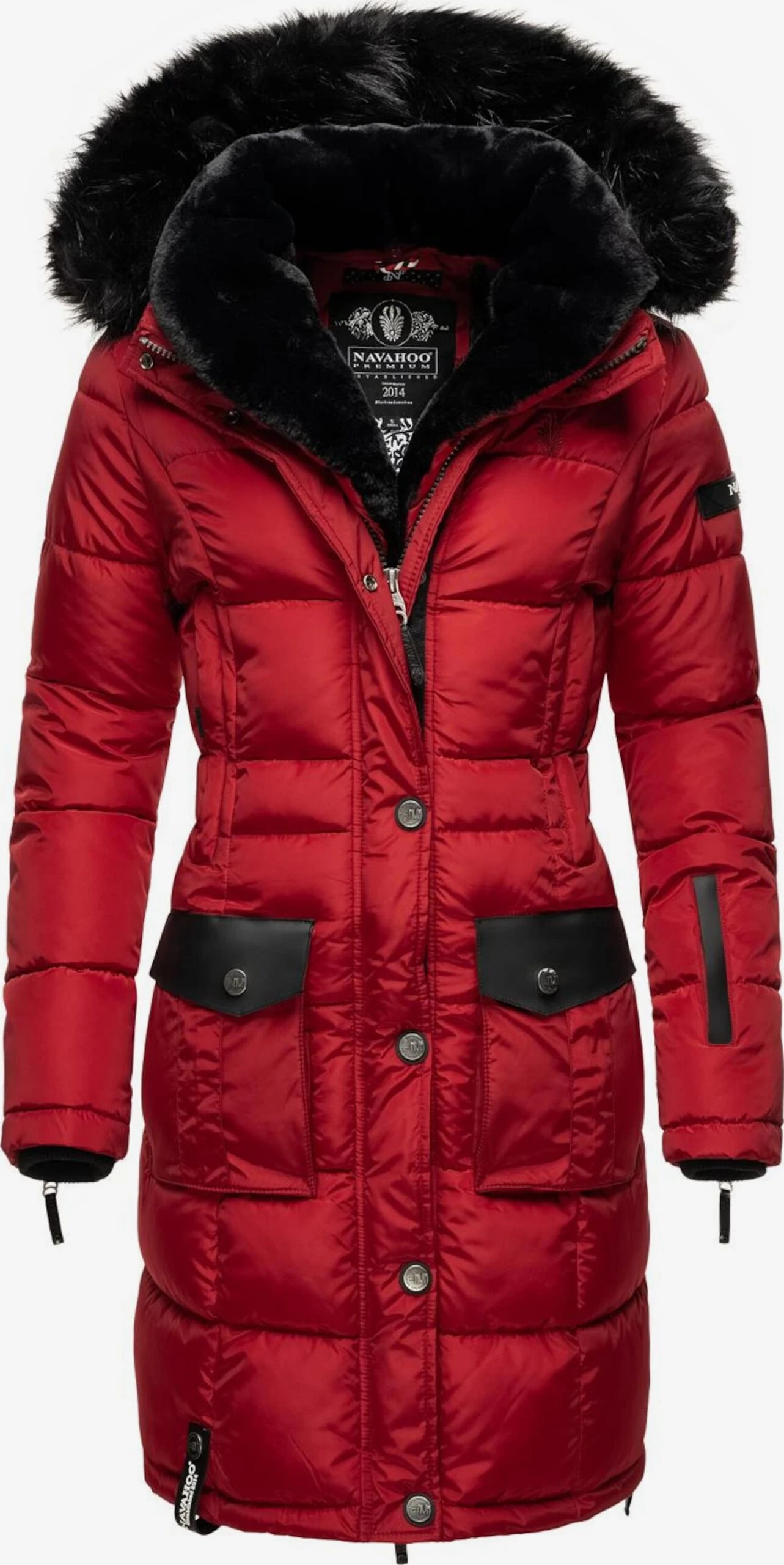 Navahoo Manteaux Dhiver Manteau D’hiver Sinja Femme Rouge 1 Navahoo Manteaux Dhiver Manteau D’hiver Sinja Femme Rouge