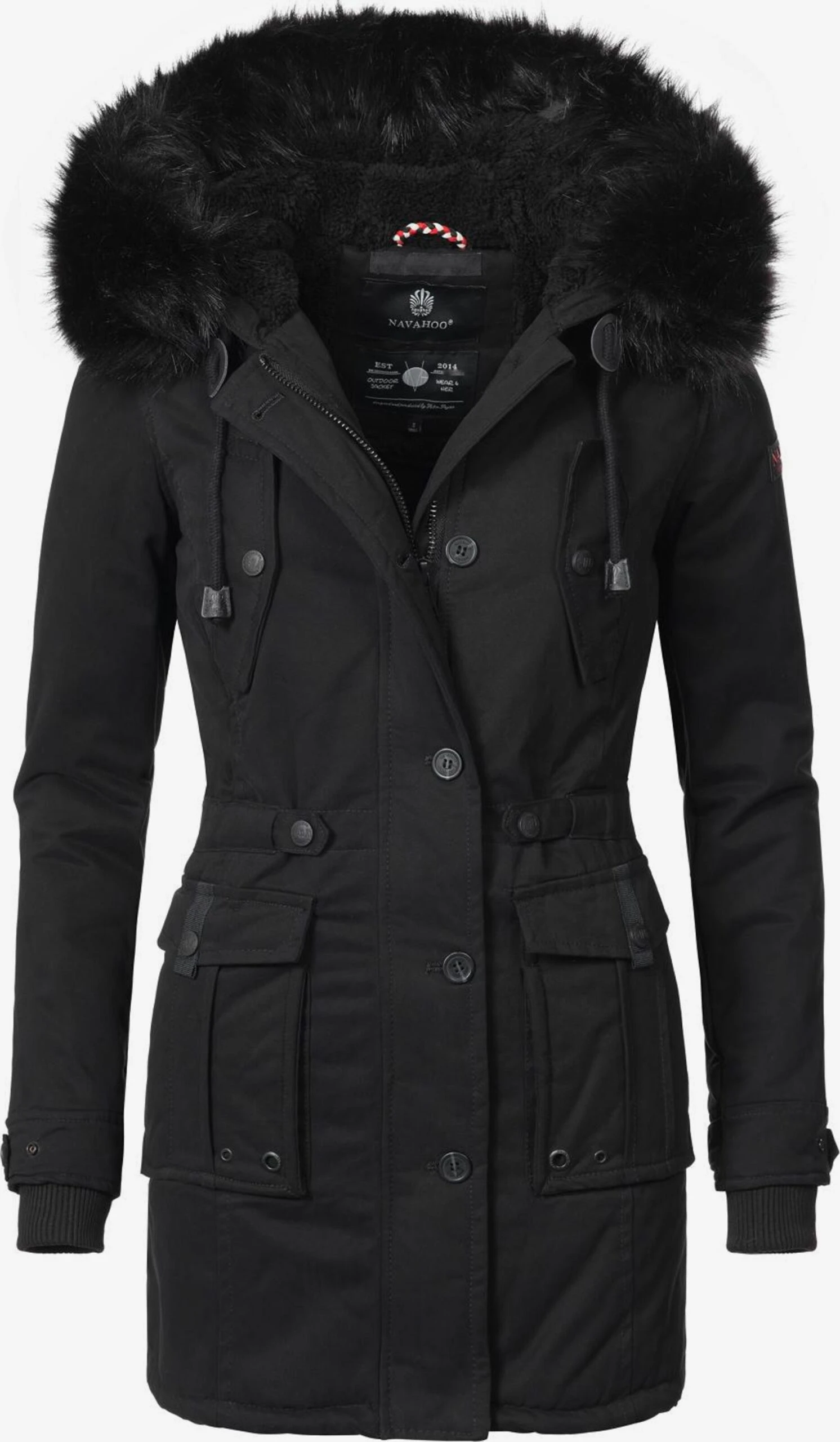Navahoo Parkas Parka D’hiver Luluna Femme Noir 1 Navahoo Parkas Parka D’hiver Luluna Femme Noir