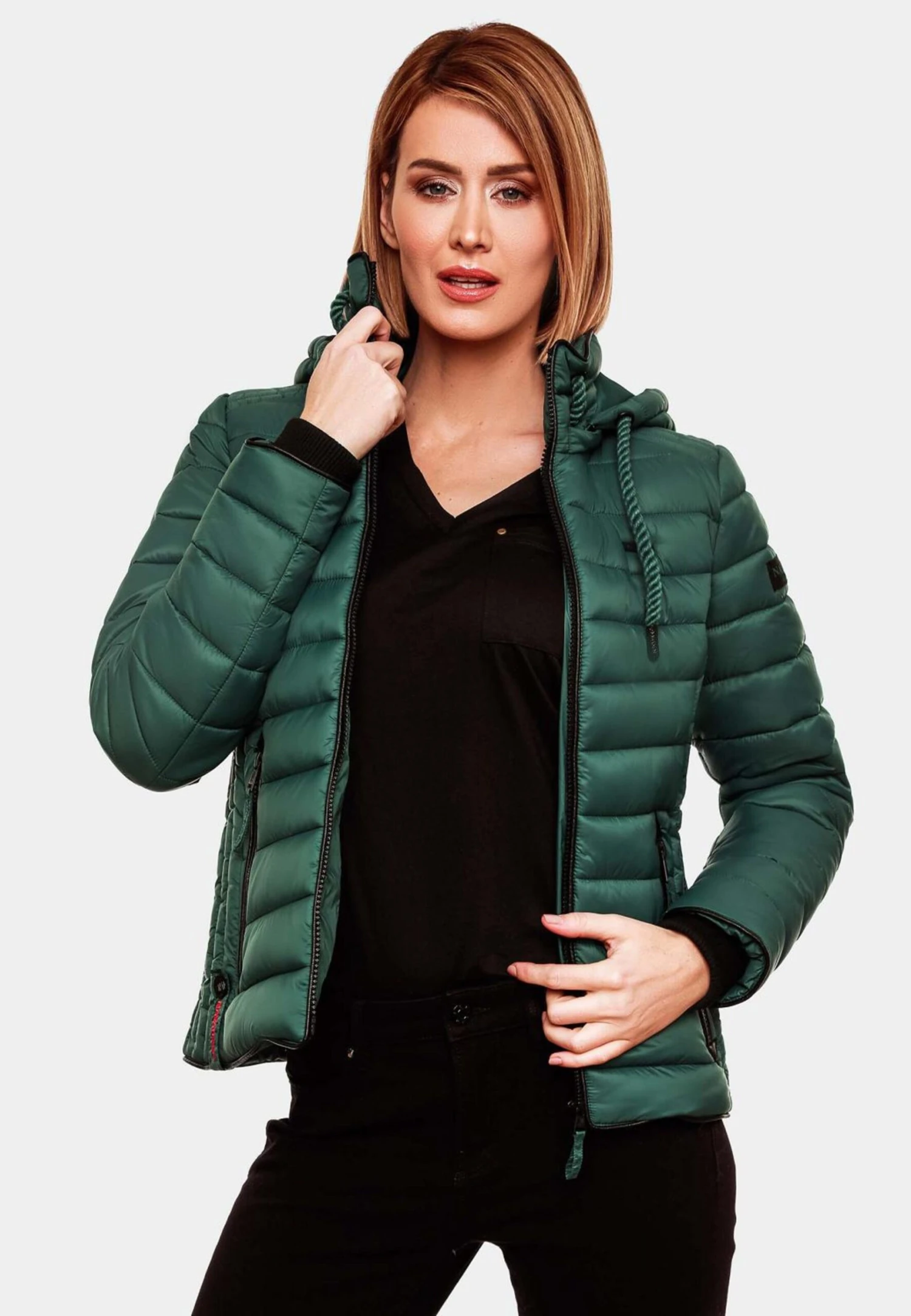 Navahoo Vestes De Mi-saison Veste Mi-saison Lulana Femme Vert 7 Navahoo Vestes De Mi-saison Veste Mi-saison Lulana Femme Vert – Image 7