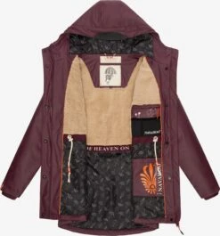 Navahoo Manteaux De Pluie Manteau Mi-saison Rainy Forest Femme Bordeaux -About You cba06dde8c51486e1e6fe3566b304517