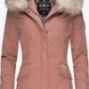 Navahoo Parkas Parka D’hiver Cristal Femme Rose Foncé