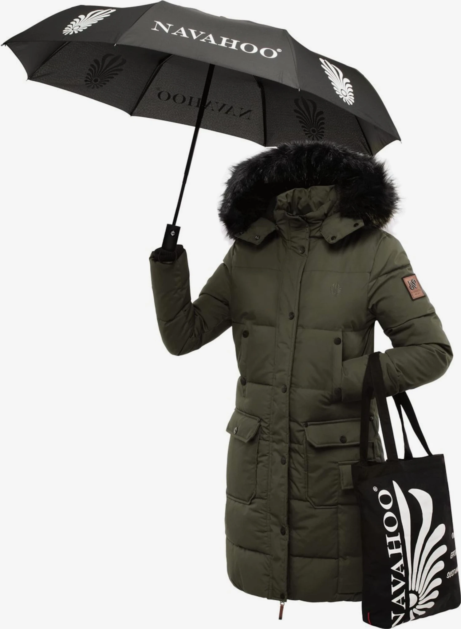 Navahoo Manteaux Dhiver Manteau D’hiver Cosimaa Femme Anthracite 6 Navahoo Manteaux Dhiver Manteau D’hiver Cosimaa Femme Anthracite – Image 6