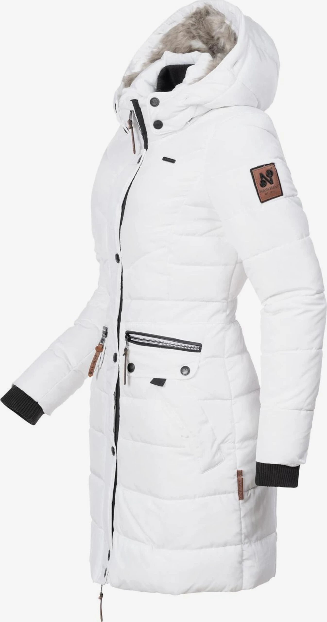 Navahoo Manteaux Dhiver Manteau D’hiver Paula Femme Blanc 4 Navahoo Manteaux Dhiver Manteau D’hiver Paula Femme Blanc – Image 4