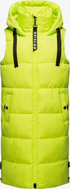 Navahoo Vestes Sans Manches Gilet Femme Vert / Vert Fluo