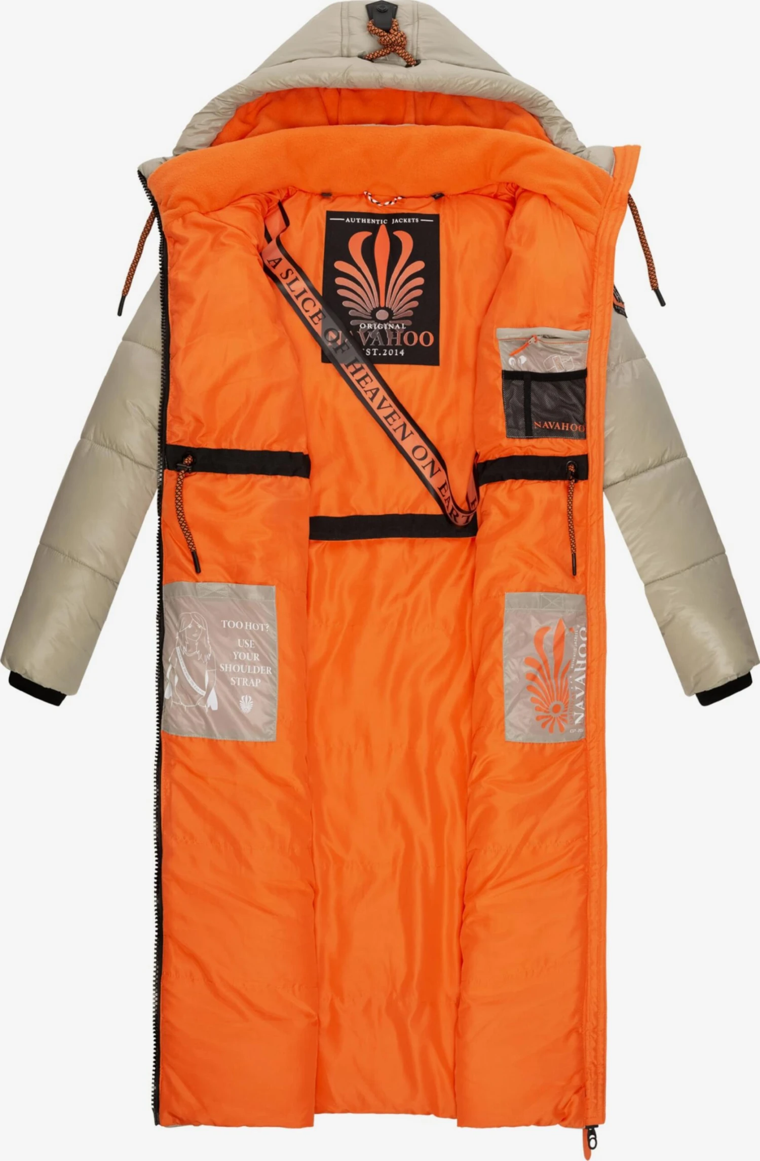 Navahoo Manteaux Dhiver Manteau D’hiver Schmuseengel Femme Taupe 4 Navahoo Manteaux Dhiver Manteau D’hiver Schmuseengel Femme Taupe – Image 4