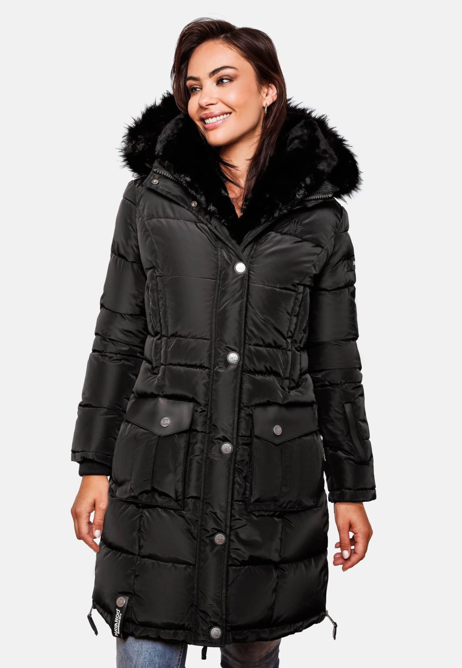 Navahoo Manteaux Dhiver Manteau D’hiver Sinja Femme Noir 7 Navahoo Manteaux Dhiver Manteau D’hiver Sinja Femme Noir – Image 7