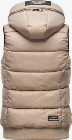 Navahoo Vestes Sans Manches Gilet Kassidy Femme Taupe -About You d98c6e356466bb97c0aa4d0591ca2a0f