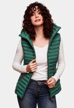 Navahoo Vestes Sans Manches Gilet Shadaa Femme Vert Foncé -About You dec03847265357801f7256d61ef7716b