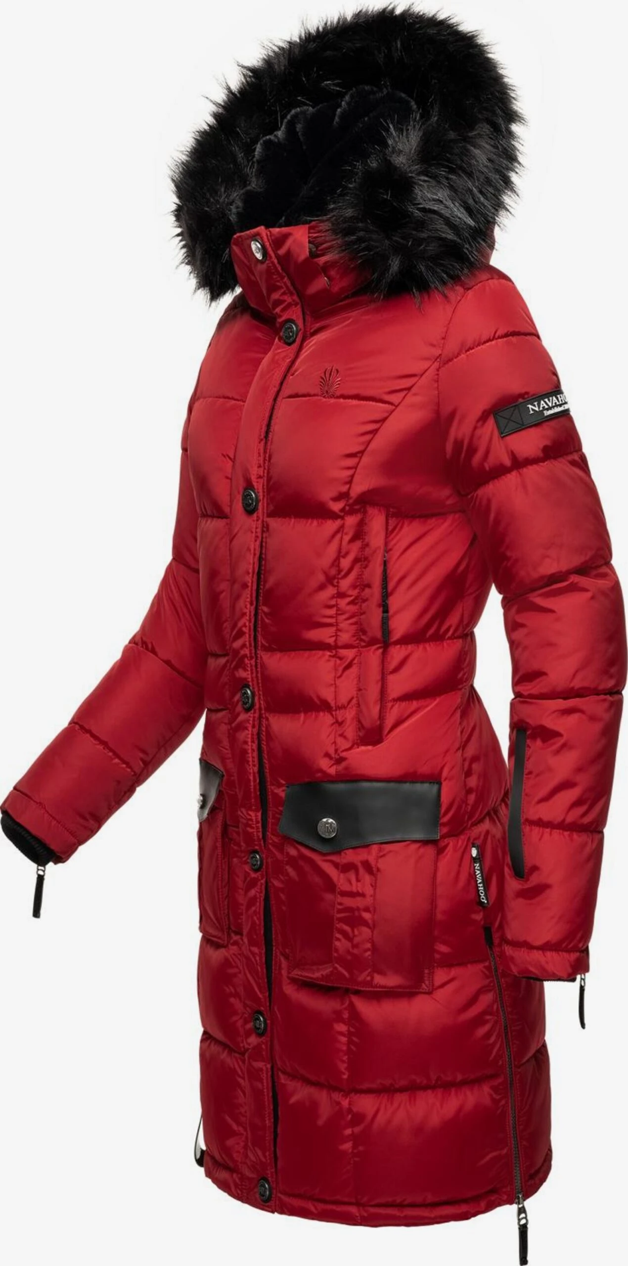 Navahoo Manteaux Dhiver Manteau D’hiver Sinja Femme Rouge 5 Navahoo Manteaux Dhiver Manteau D’hiver Sinja Femme Rouge – Image 5