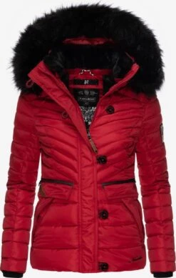 Navahoo Vestes Dhiver Veste D’hiver Wisteriaa Femme Rouge Feu