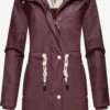 Navahoo Vestes Dextérieur Veste Fonctionnelle Flower Of Ocean Femme Bordeaux