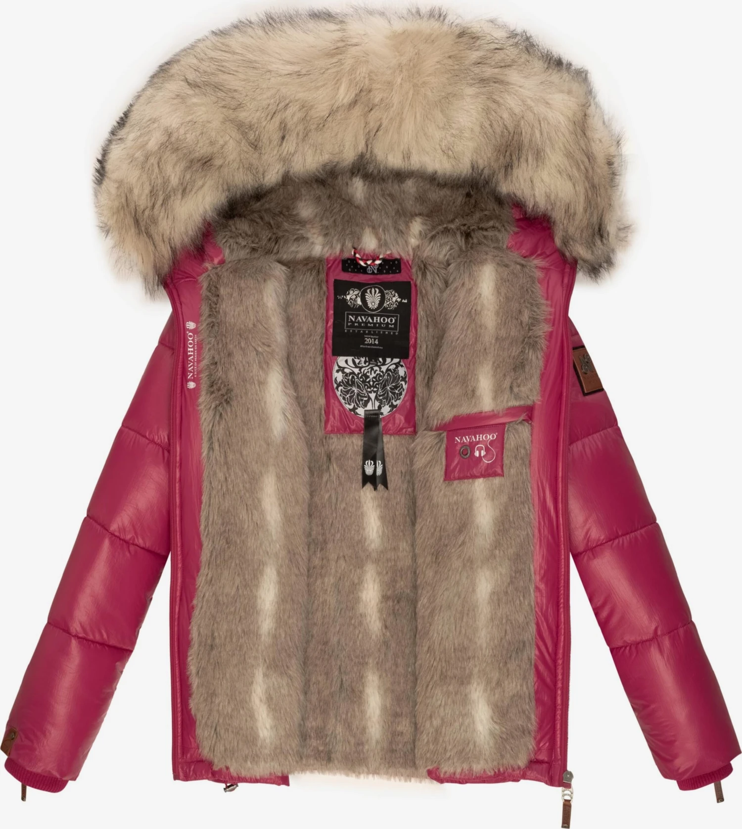 Navahoo Vestes Dhiver Veste D’hiver Tikunaa Femme Fuchsia 5 Navahoo Vestes Dhiver Veste D’hiver Tikunaa Femme Fuchsia – Image 5