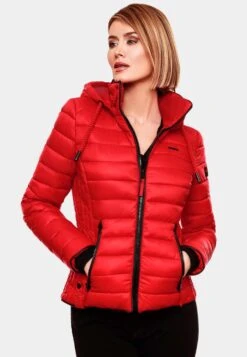 Navahoo Vestes De Mi-saison Veste Mi-saison Lulana Femme Rouge Néon -About You e9b5d7951f32bb84510fb20f28c63b0d