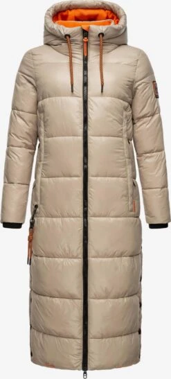 Navahoo Manteaux Dhiver Manteau D’hiver Schmuseengel Femme Taupe