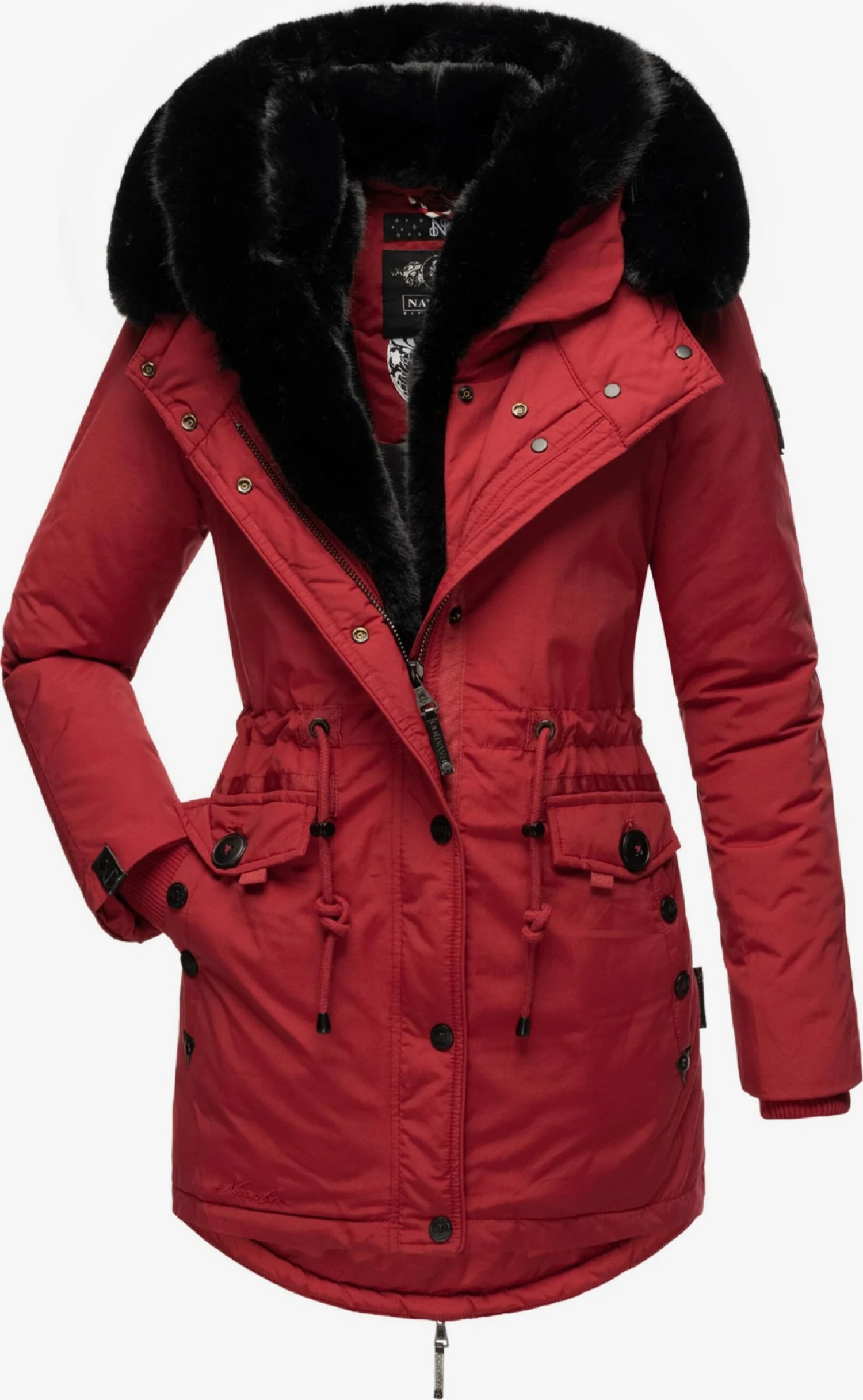 Navahoo Parkas Parka D’hiver Femme Rouge 1 Navahoo Parkas Parka D’hiver Femme Rouge